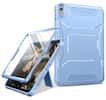 Front. DTTO - Shockproof Case for iPad A16 11-inch & ipad 10th10.9-inch with Built-in Screen Protector, Full Body Protective Cover - Light Blue.