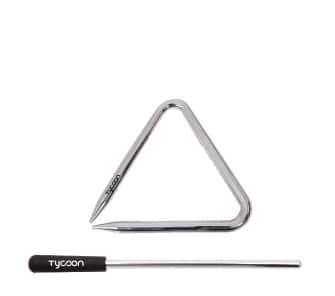 Tycoon Percussion - Concert Triangle, 6 Inch Steel Handheld Triangle Instrument for Orchestras, Bands, Percussion Ensembles price history on PriceWatchPro