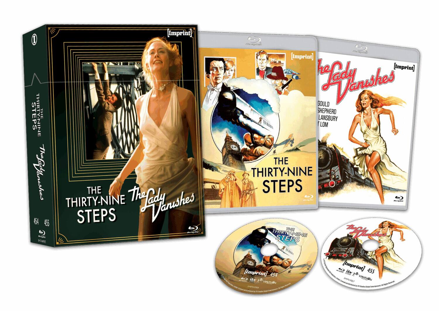 Front. The Thirty-Nine Steps / The Lady Vanishes   - BLU-RAY.