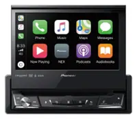 Pioneer - 7" Motorized Android Auto™ and Apple CarPlay® Bluetooth® Digital Media (DM) Receiver - Black - Front_Zoom