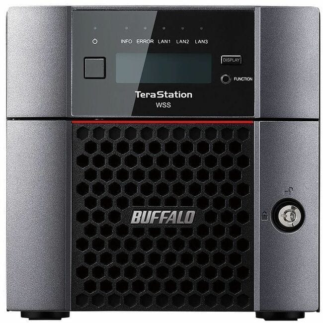 Buffalo - TeraStation WS5220DN 2-Bay Windows Server IoT 2025 Desktop NAS 4TB (2x2TB) HDD Included TAA Compliant - Intel - Unknown price history on PriceWatchPro