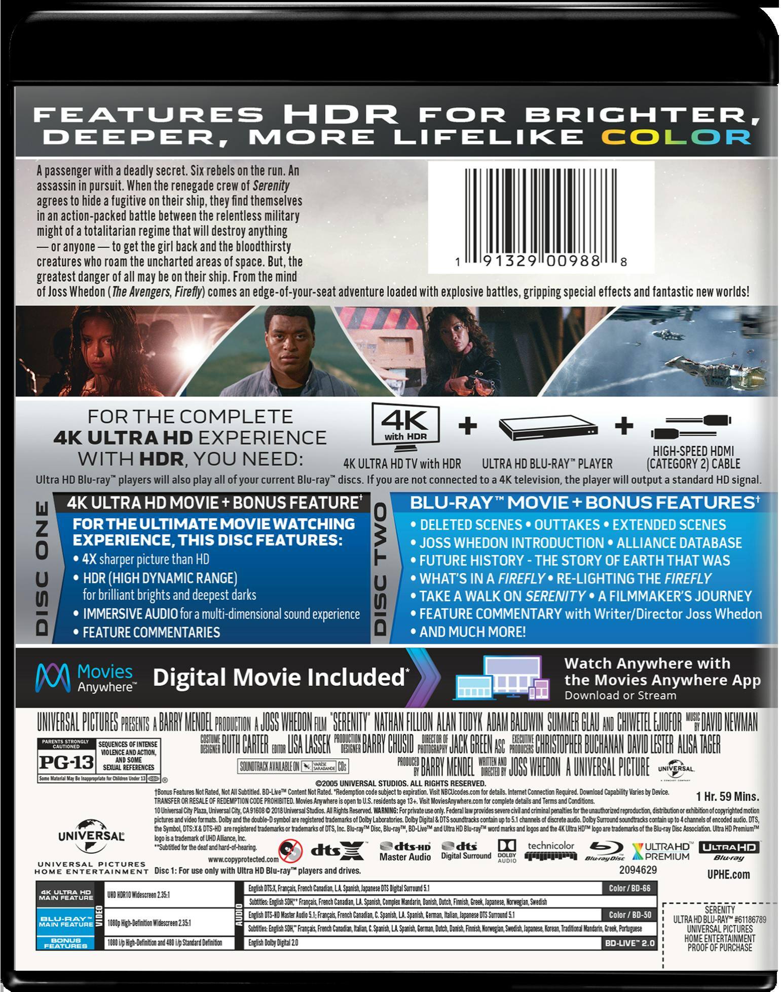 Angle. Serenity (4K Ultra HD) [UHD].