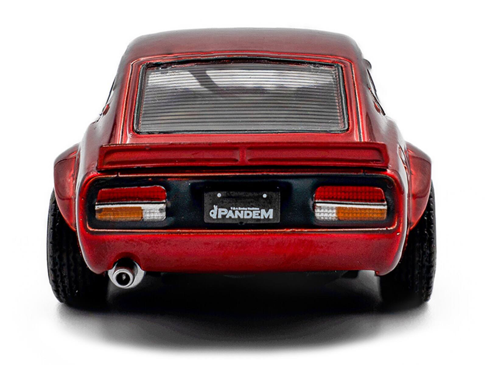 Alt View 4. Solido - Datsun Pandem 240Z Red Metallic 1/43 Diecast Model Car by Solido.