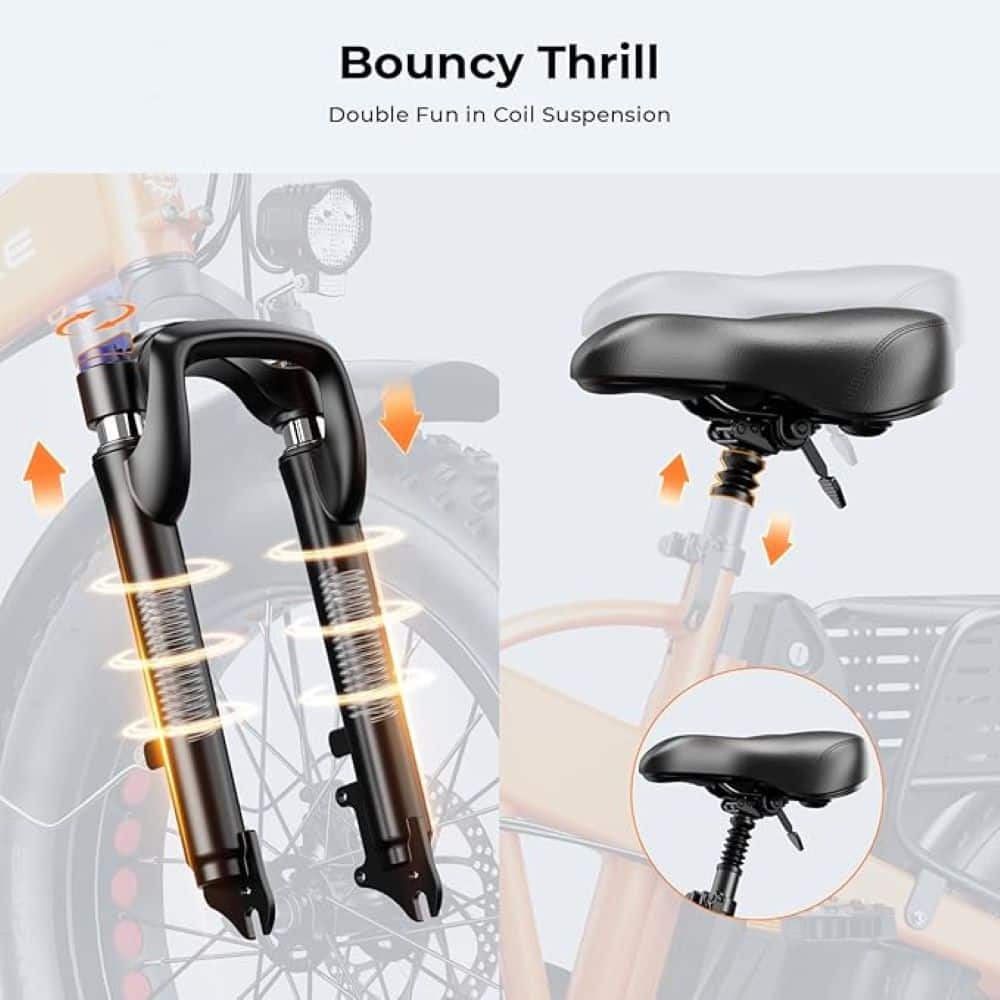 Bouncy Thrill Double Fun in Coil Suspension