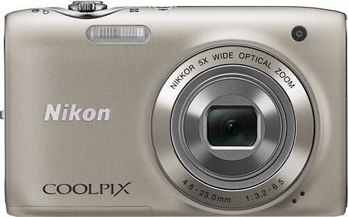 Best Buy Nikon Coolpix S3100 14.0 Megapixel Digital Camera Silver