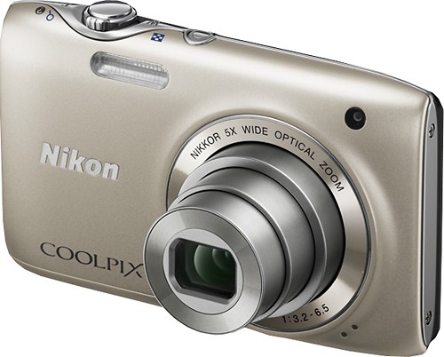 Best Buy: Nikon Coolpix S3100 14.0-Megapixel Digital Camera Silver 