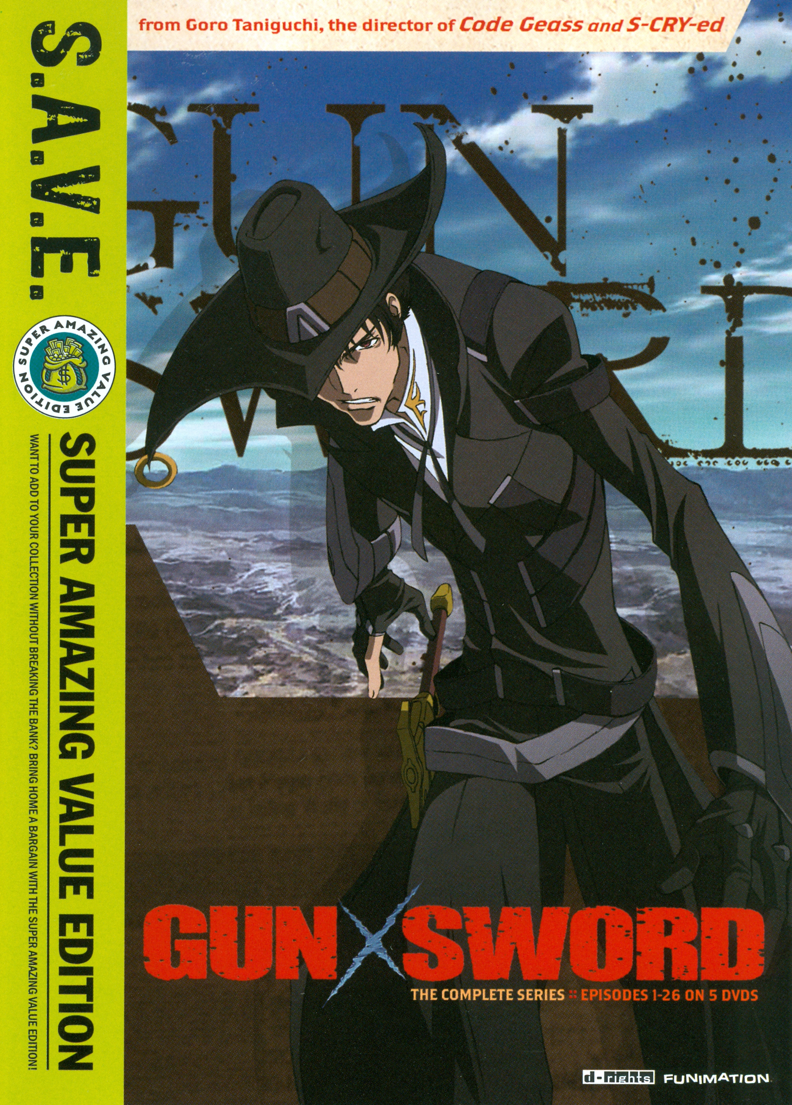 Best Buy Gun Sword The Complete Series S A V E 5 Discs Dvd