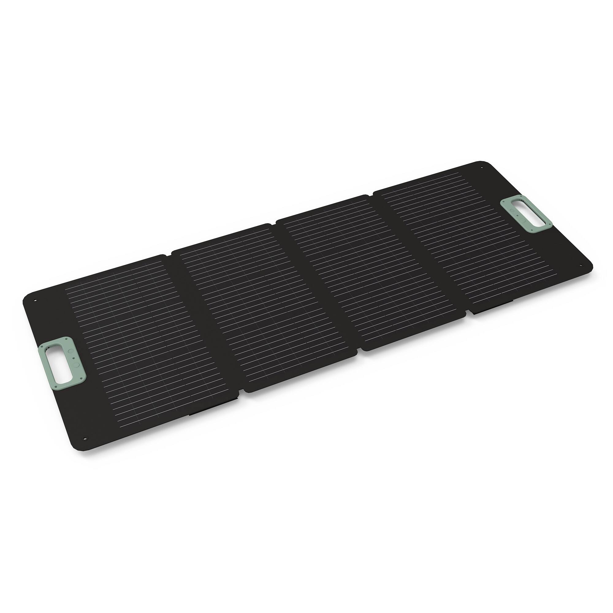 Angle. PERUN - 100W Portable Foldable Solar Panel - Black.