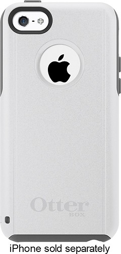  OtterBox - Commuter Series Case for Apple® iPhone® 5c - White/Gray