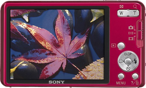 カメラ デジタルカメラ Best Buy: Sony W560 Cyber-shot 14.1-Megapixel Digital Camera Red 
