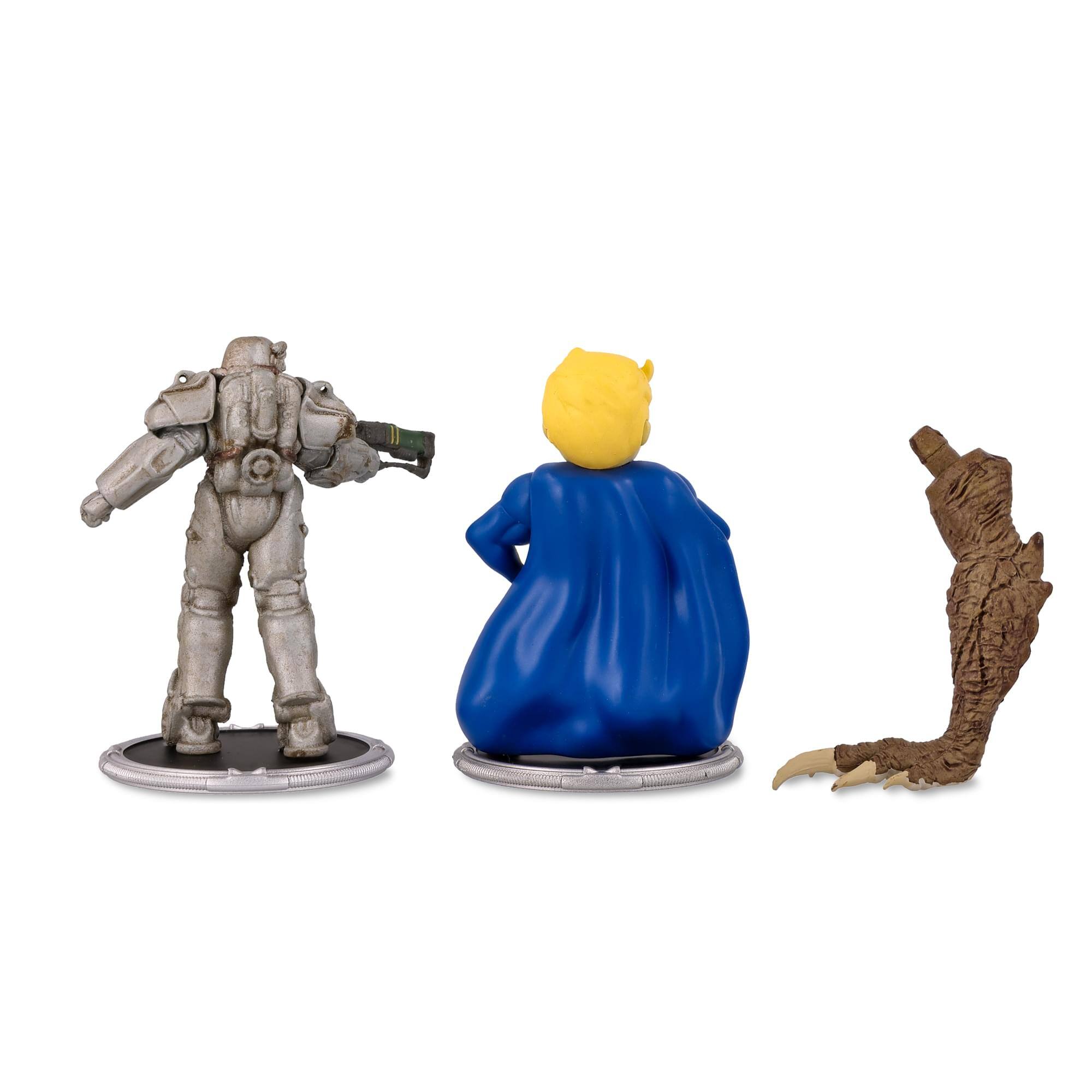 Alt View 2. Toynk - Fallout T-60 and Vault Boy (Power) Mini Figure Set (Build-a-Figure Deathclaw) - Blue.