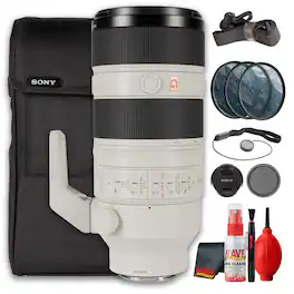 Sony - FE 70-200mm f/2.8 GM OSS II Lens (SEL70200GM2) + Filter Kit + Cap Keeper - Bundle - Black