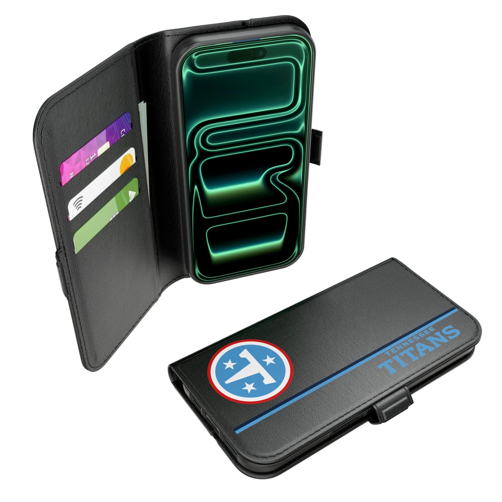 Keyscaper - NFL - Tennessee Titans iPhone Folio 2.0 Case - 17 - Black price history on PriceWatchPro