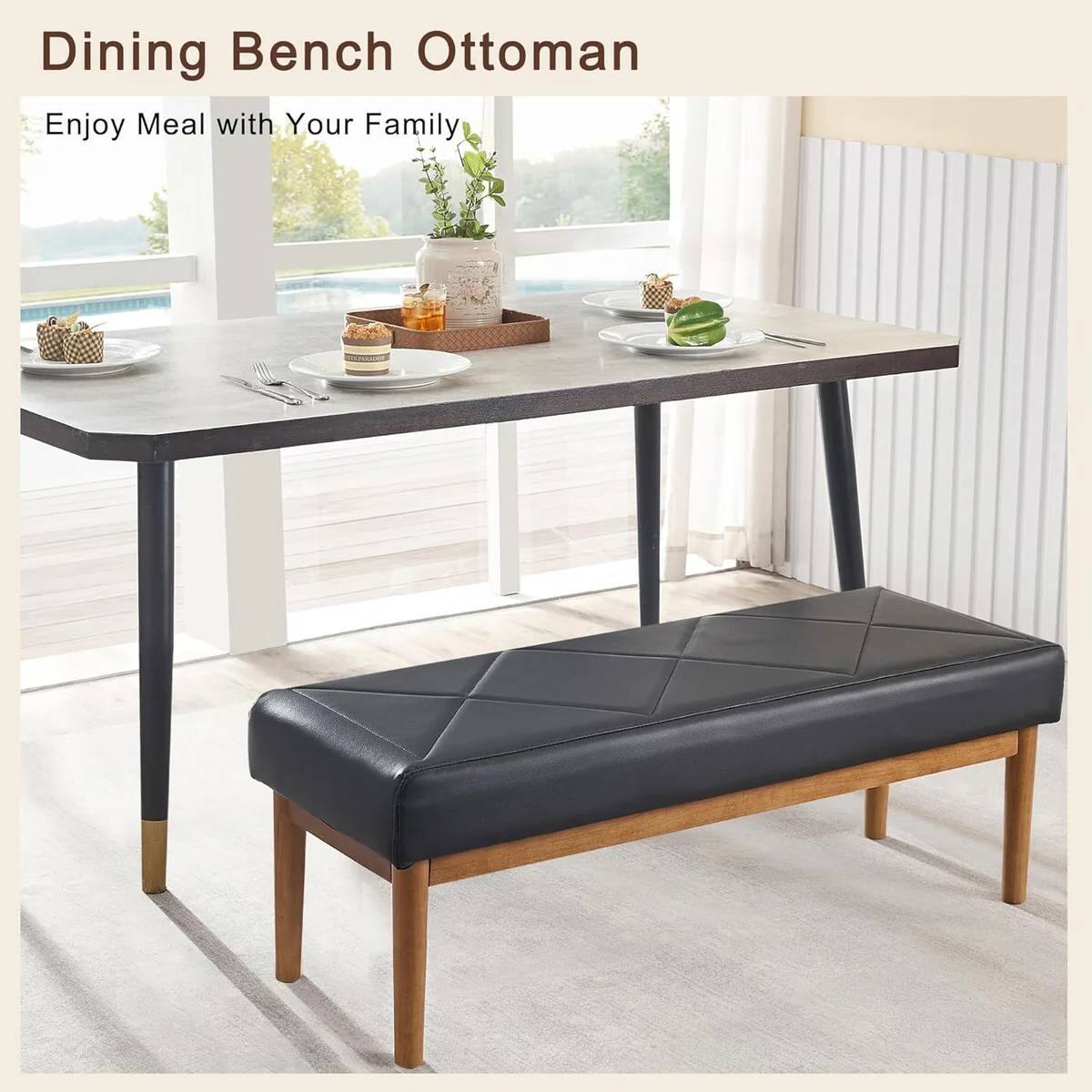 Dining Bench Ottoman

Enjoy Meal with Your Family