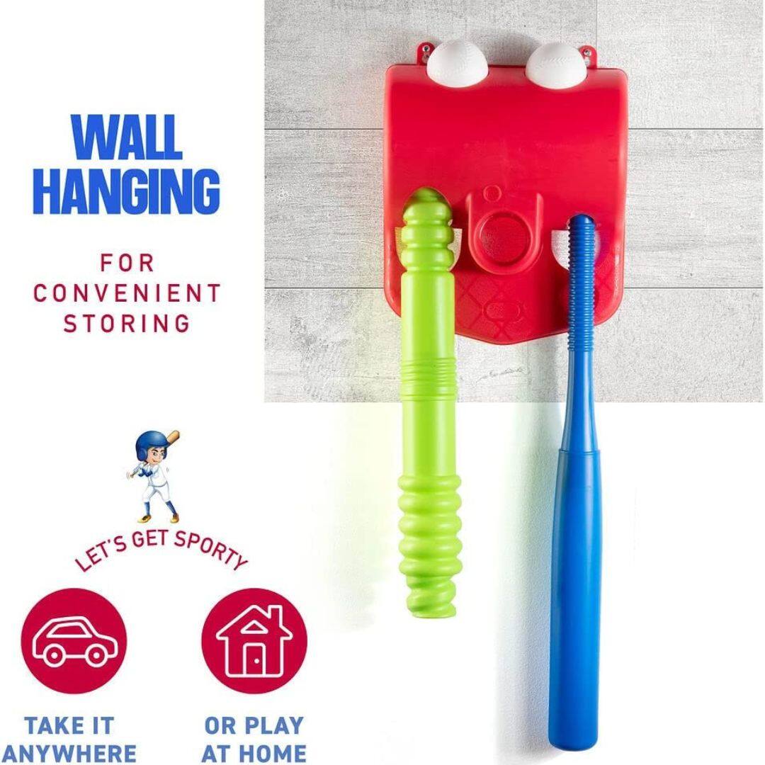 WALL HANGING  
FOR CONVENIENT STORING  

LET'S GET SPORTY  

TAKE IT ANYWHERE  
OR PLAY AT HOME