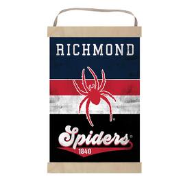 Jardine - Richmond Spiders Reversible Retro Logo Banner Sign - Navy