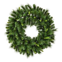Vickerman - 48" Bangor Mixed Pine Wreath 552Tips - Green