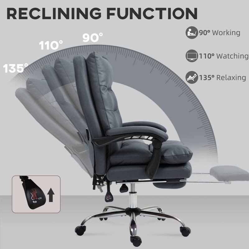 RECLINING FUNCTION

90° Working  
110° Watching  
135° Relaxing