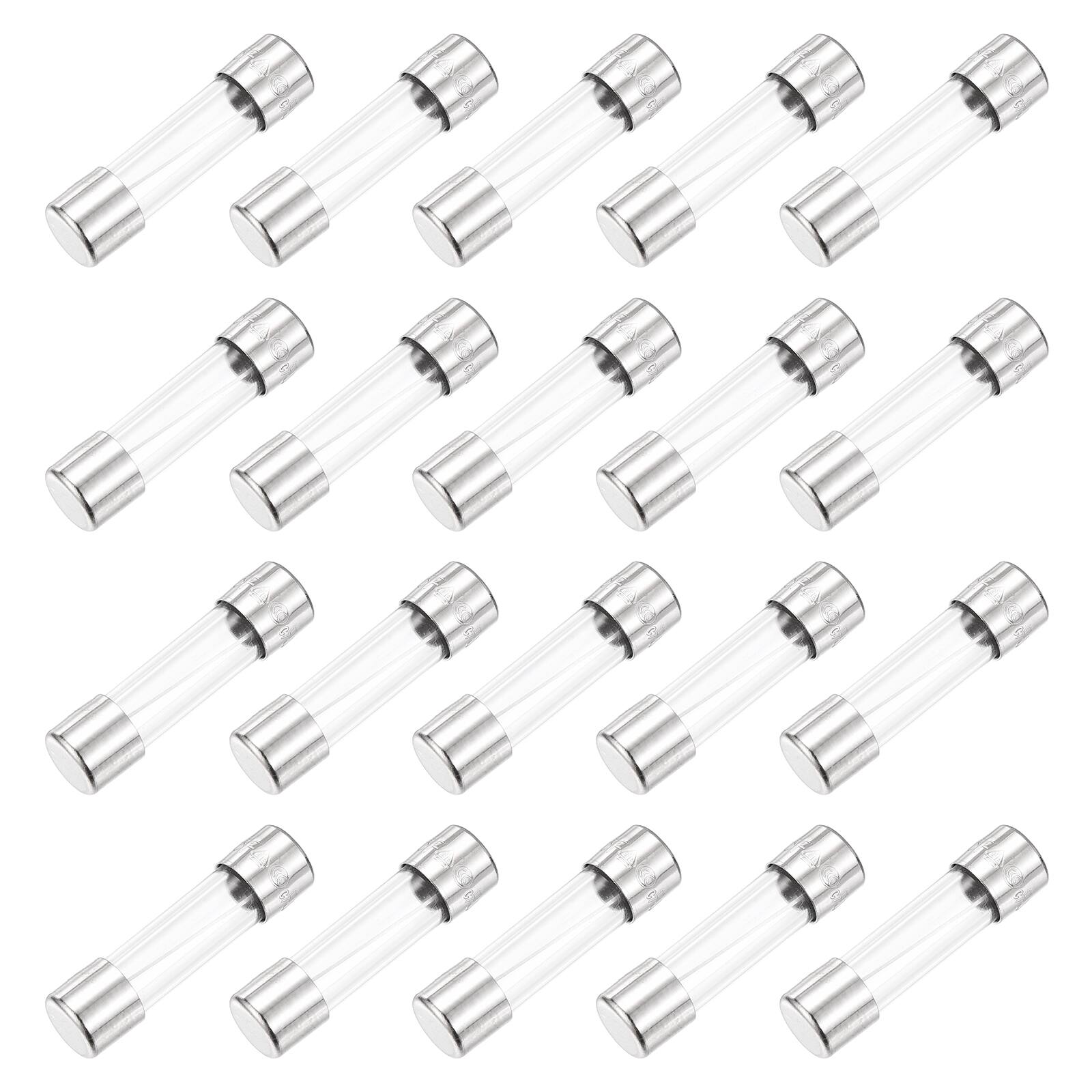 Front. Unique Bargains - 5A 250V Glass Fuse 0.2"x0.79" Fast Blow Fuse for Home Appliances 20pcs.
