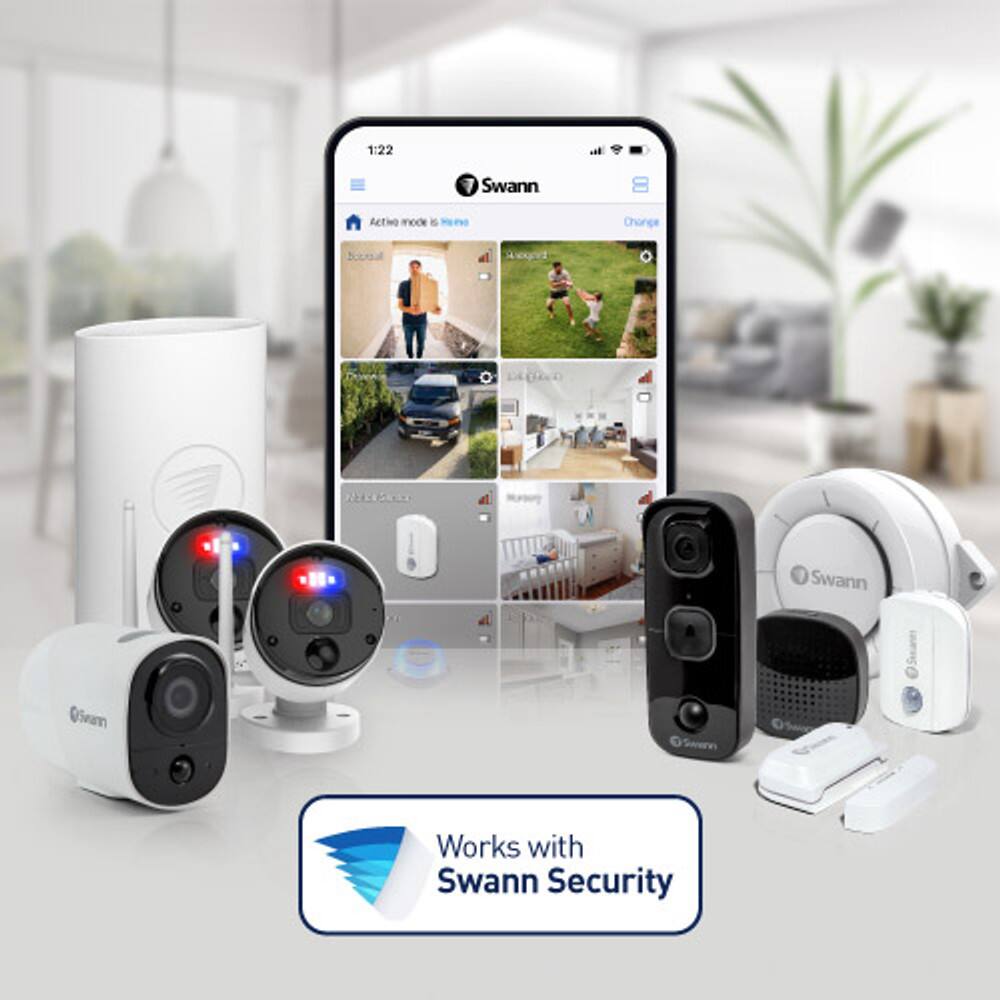 Swann Active Monitoring works with Swann Security.