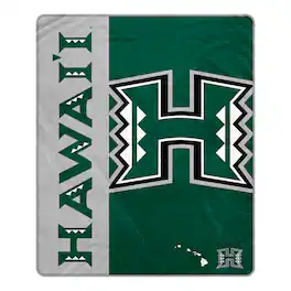 Pegasus - Hawaii Rainbow Warriors 50" x 60" Endzone Ultra Soft Throw Blanket - Multicolor
