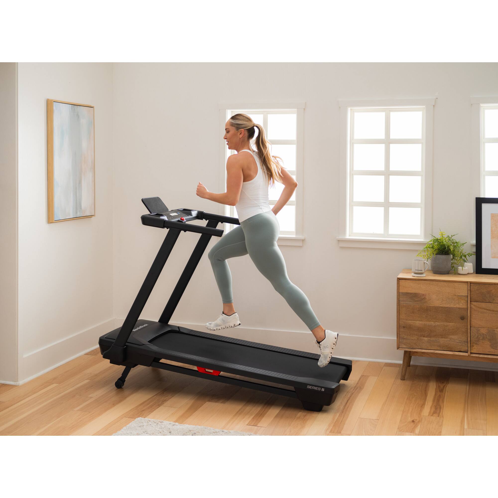 Alt View 8. NordicTrack - NordicTrack T Series 5 Starter Treadmill for Real Results - Black.
