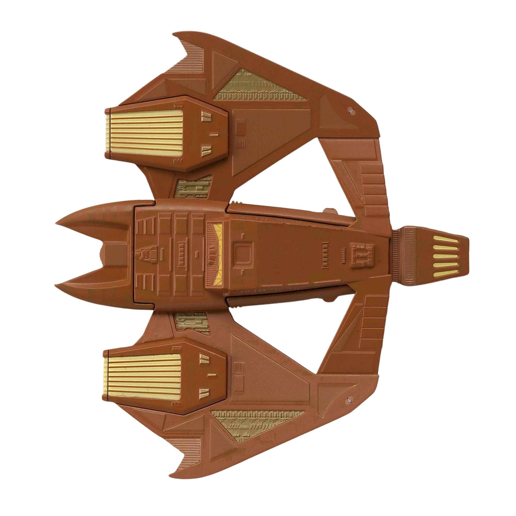 Alt View 4. Eaglemoss - Eaglemoss Star Trek Starship Replica | Vidiian Warship - Brown.