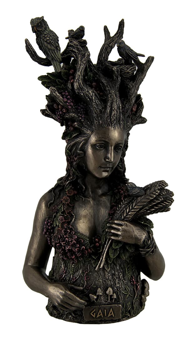 Veronese Design - Statue of Gaia Greek Mother Earth Goddess & Ancestral Mother of All Life - Bronze