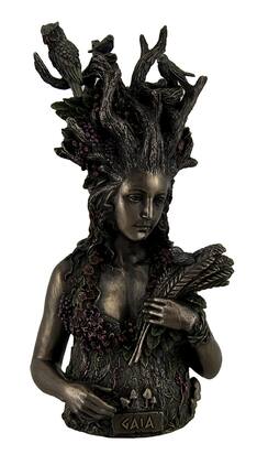 Veronese Design - Statue of Gaia Greek Mother Earth Goddess & Ancestral Mother of All Life - Bronze