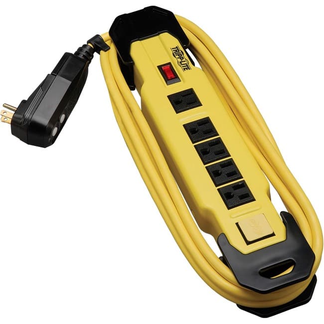 Tripp Lite - TLM609GF 6 Outlets 9 ft. Cord Power It! Safety Power Strip with GFCI Plug - Yellow/Black - Unknown