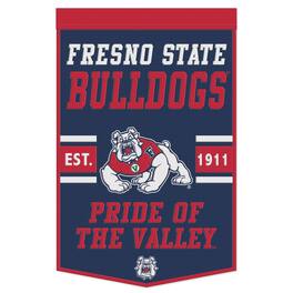 WinCraft - Fresno State Bulldogs 24" x 38" Wool Slogan Banner - Multicolor