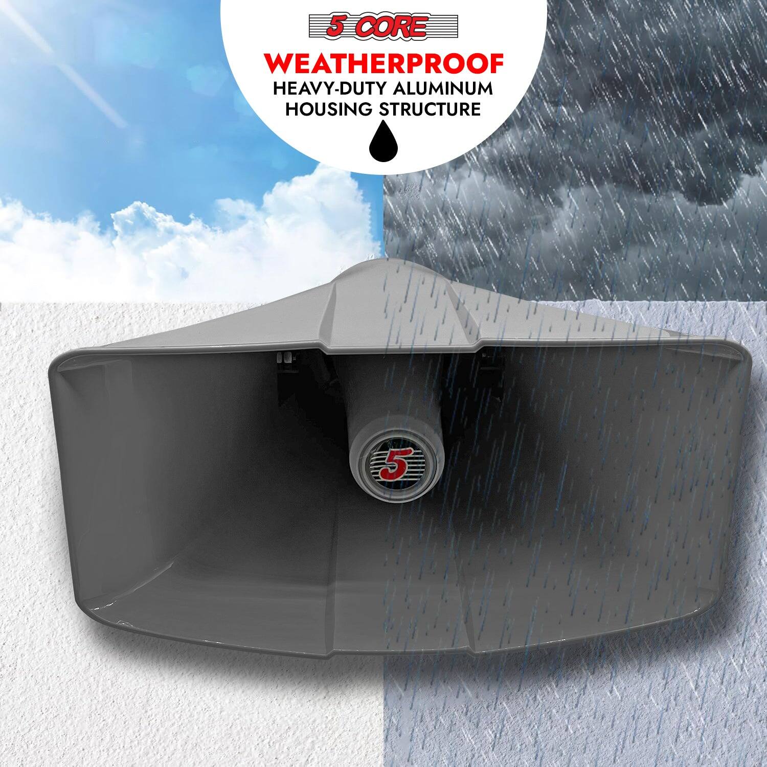 5 CORE WEATHERPROOF HEAVY-DUTY ALUMINUM HOUSING STRUCTURE