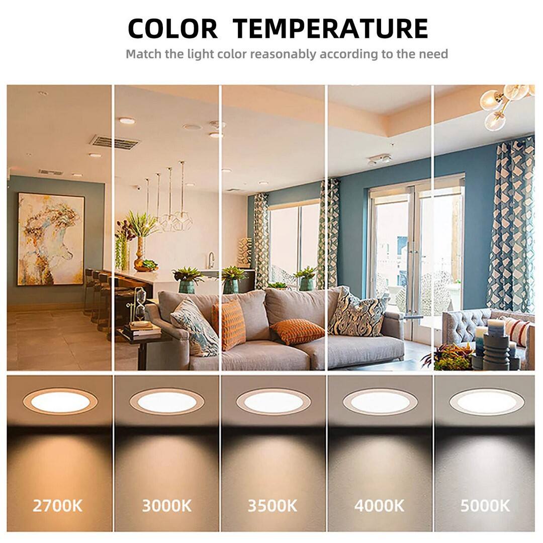 COLOR TEMPERATURE  
Match the light color reasonably according to the need

2700K  
3000K  
3500K  
4000K  
5000K