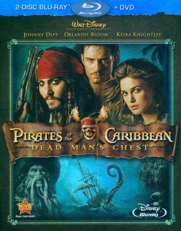  Pirates of the Caribbean: Dead Man's Chest [3 Discs] [Blu-ray/DVD] [2006]