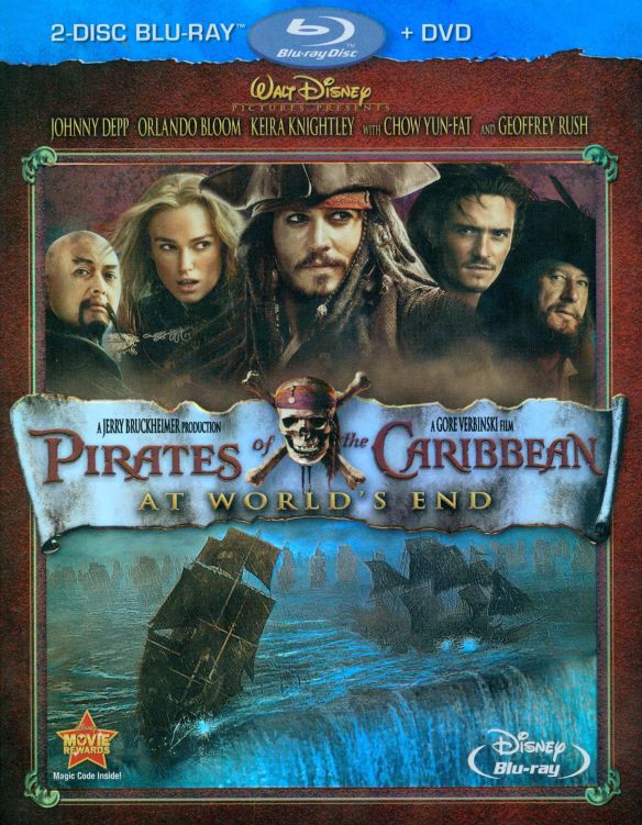 Pirates Of The Caribbean At Worlds End 3 Discs Blu Raydvd