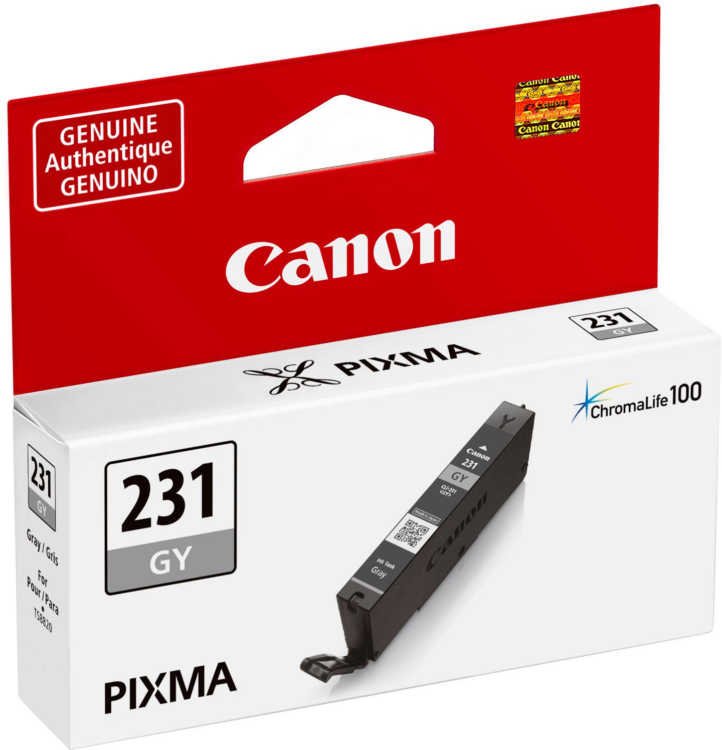 Canon 231 GY PIXMA ChromaLife 100 Y Canon 231 231 231 J GY Gray - Darl canon PIXMA