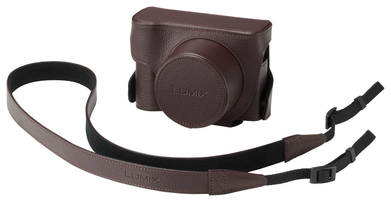 Angle. Panasonic - Camera Case - Brown.