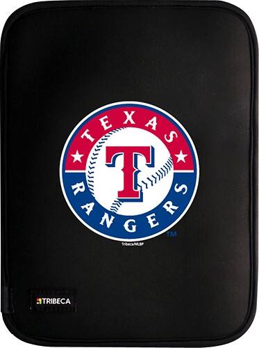 Front Standard. Tribeca - Texas Rangers Sleeve for Apple® iPad® and iPad 2 - Black.