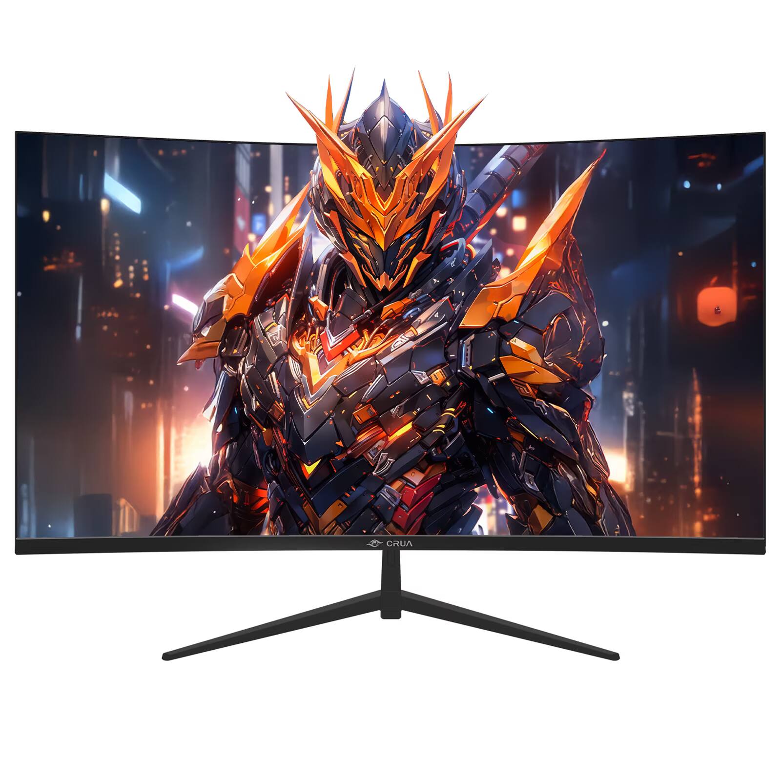 Alt View 3. CRUA - 32" Curved Gaming Monitor -200Hz FHD (1920 *1080P), 120% sRGB, AMD Freesync, HDMI/DP, Wall Mountable Installs.