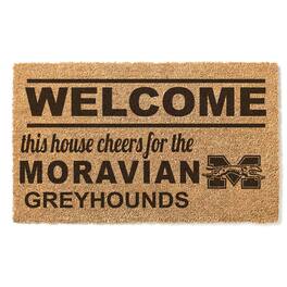 Jardine - Moravian Greyhounds 18" x 30" Welcome Doormat - Brown