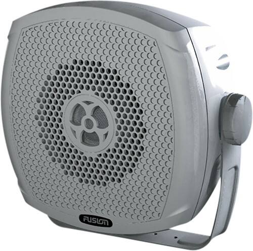 Angle Standard. Fusion - 4" 2-Way Coaxial Marine Speakers with Polypropylene Cones (Pair).