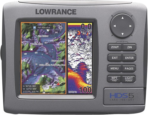 Best Buy: Lowrance HDS-5i Fishfinder/Chartplotter GPS LOW-99-001