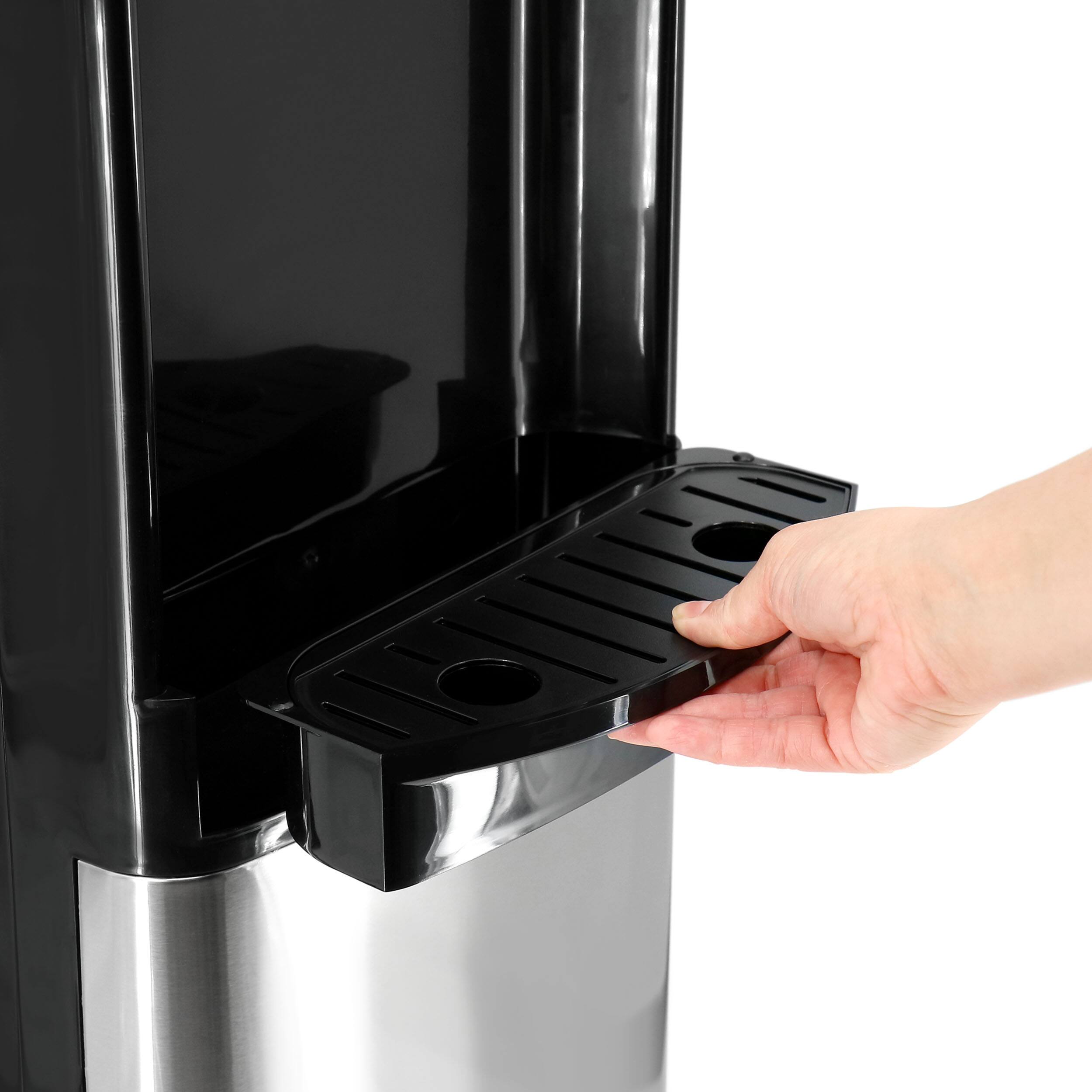 Alt View 4. MegaChef - MegaChef Top Load Hot and Cold Water Dispenser - Black.