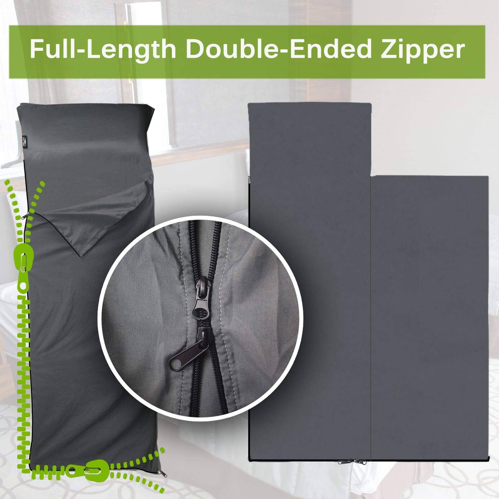 Full-Length Double-Ended Zipper