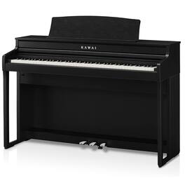 Kawai Pianos - Kawai CA401 88-Key Digital Concert Piano with Grand Feel Compact Wooden Key Action | Built-in Bluetooth MIDI Technology - Satin Black