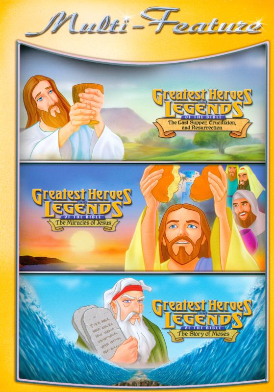  Greatest Heroes and Legends of the Bible Triple Feature [DVD]