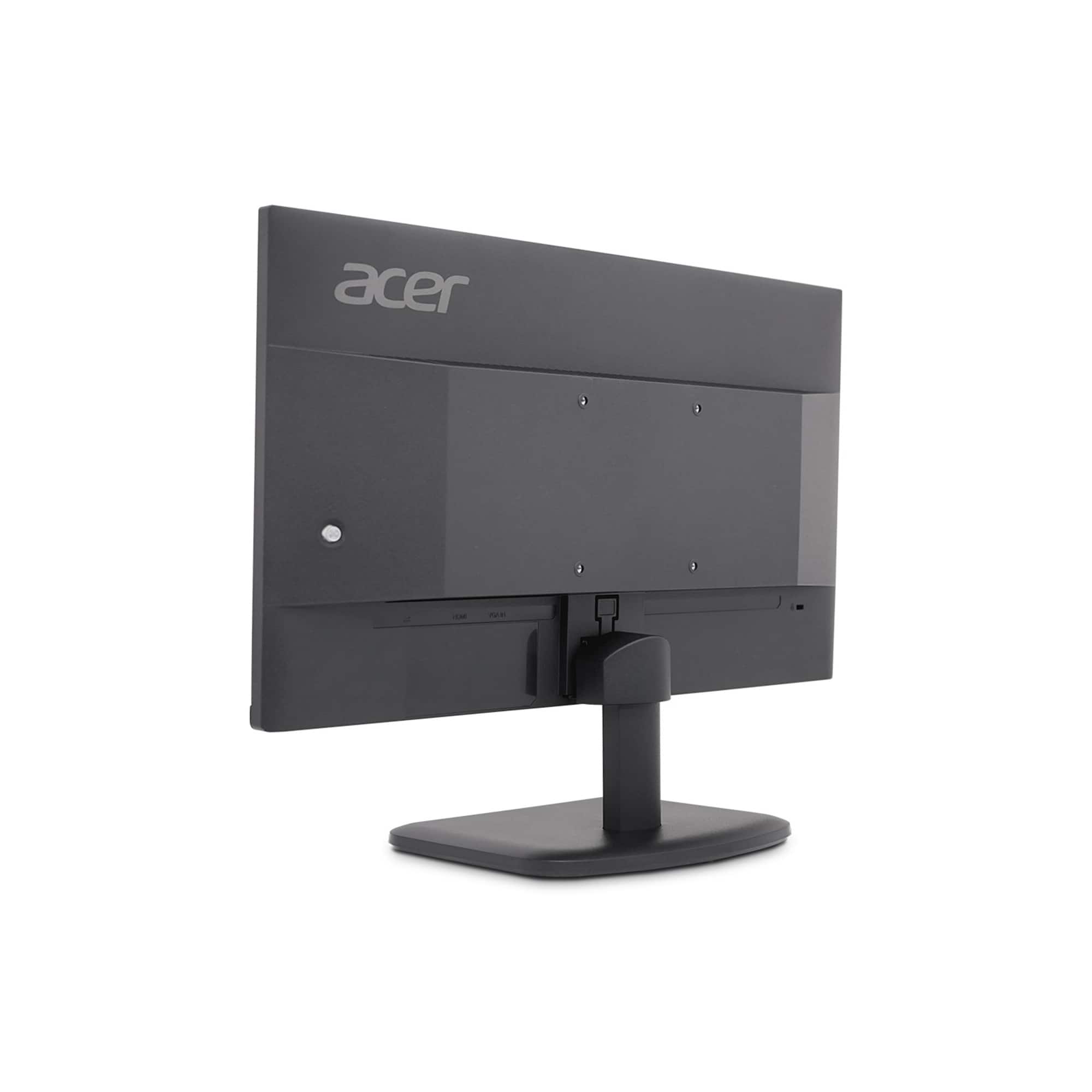 Alt View 3. Acer - EK220Q E3bi 21.5” IPS AMD FreeSync Monitor-100Hz Refresh Rate (HDMI Port 1.4 & VGA Port) - Black.