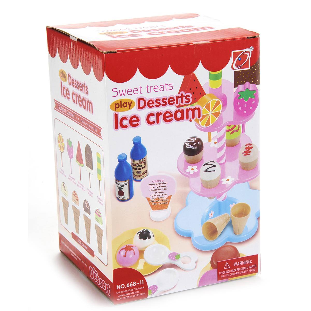 Sweet treats  
play Desserts  
Ice cream  

play Desserts  
Ice cream  

WARNING:  
CHOKING HAZARD - SMALL PARTS  
NOT FOR CHILDREN UNDER 3 YEARS  

NO. 668-11  
SPECIFICATIONS & CONTENTS MAY VARY FROM ILLUSTRATIONS  
COLOURS MAY VARY  

- Grape Juice  
- Ice Cream  
- Chocolate  
- Ice Cream  
- Strawberry  
- Ice Cream  
- Strawberry  
- Ice Cream  
- Chocolate  
- Ice Cream  
- Strawberry  
- Ice Cream  
- Chocolate  
- Ice Cream  
- Strawberry  
- Ice Cream  
- Chocolate  
- Ice Cream  
- Strawberry  
- Ice Cream  
- Chocolate  
- Ice Cream  
- Strawberry  
- Ice Cream  
- Chocolate  
- Ice Cream  
- Strawberry  
- Ice Cream  
- Chocolate  
- Ice Cream  
- Strawberry  
- Ice Cream  
- Chocolate  
- Ice Cream  
- Strawberry  
- Ice Cream  
- Chocolate  
- Ice Cream  
- Strawberry  
- Ice Cream  
- Chocolate  
- Ice Cream  
- Strawberry  
- Ice Cream  
- Chocolate  
- Ice Cream  
- Strawberry  
- Ice Cream  
- Chocolate  
- Ice Cream  
- Strawberry  
- Ice Cream  
- Chocolate