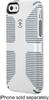 Speck - Candyshell Grip Case for Apple® iPhone® 5c - White/Gravel Gray-Front_Standard