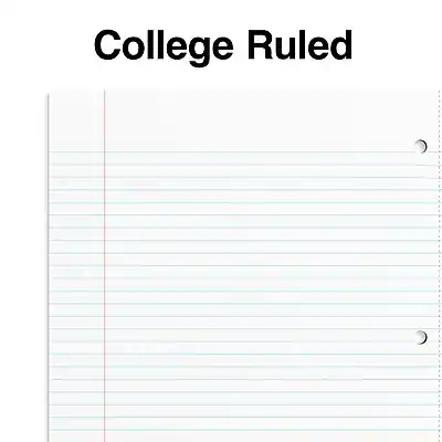 College Ruled Notes Png Staples Premium Poly 1 Subject Notebook, 8.5